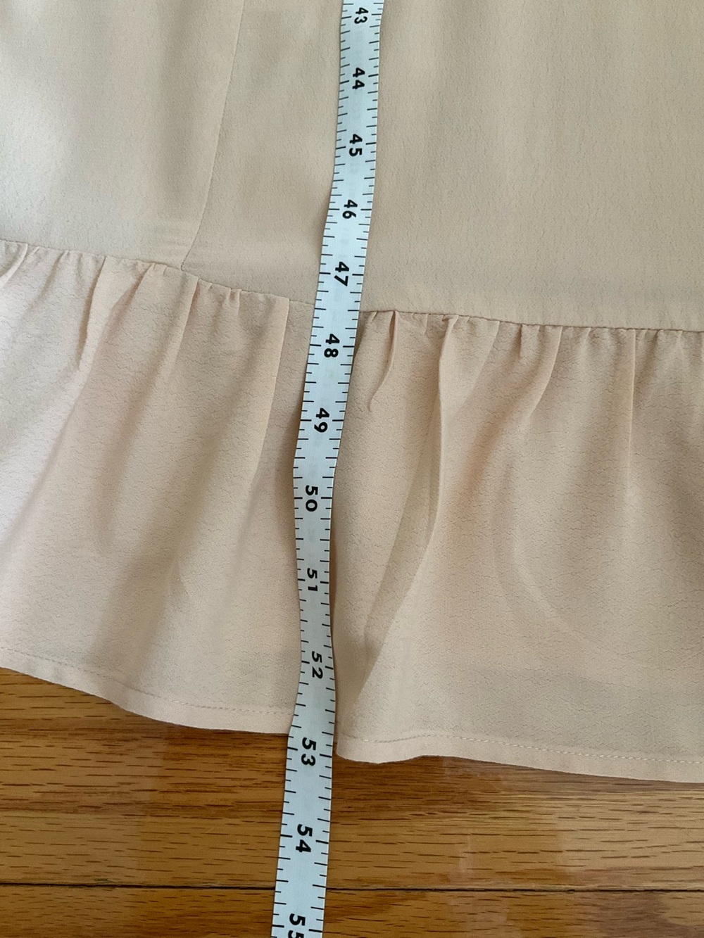 Christy Dawn Quinn Dress Size XS Butterscotch Peach Pink Ruffle - Picture 8 of 16